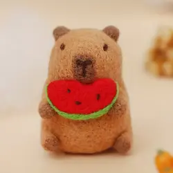 Sada na suché plstění kapybara s melounem